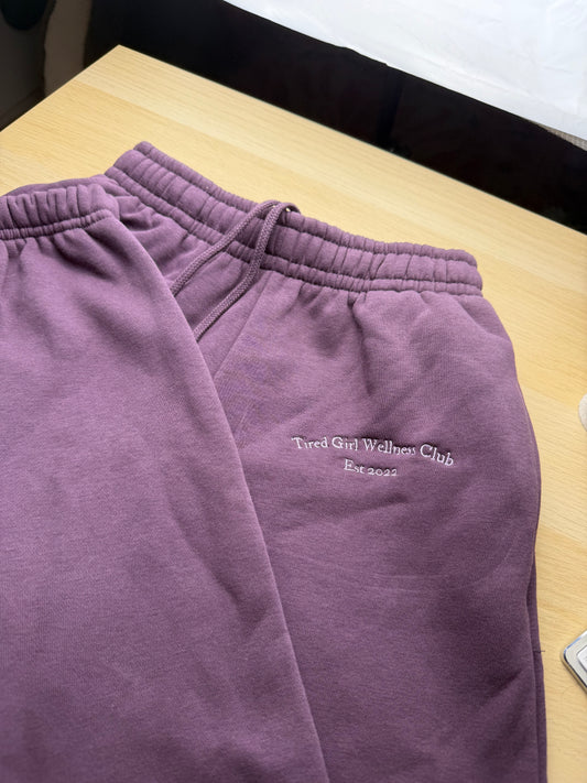 CLEARANCE Tired Girl Wellness Club cuffed sweatpants - Tired Girl Apparel