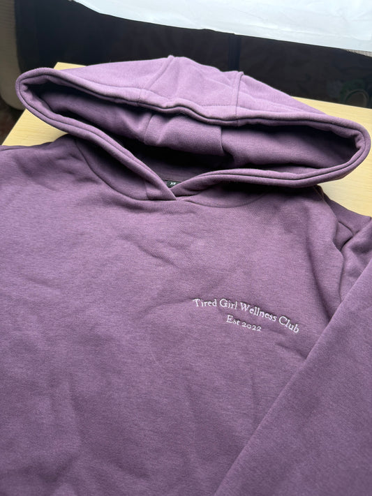 CLEARANCE Tired Girl Wellness Club hooded sweatshirt