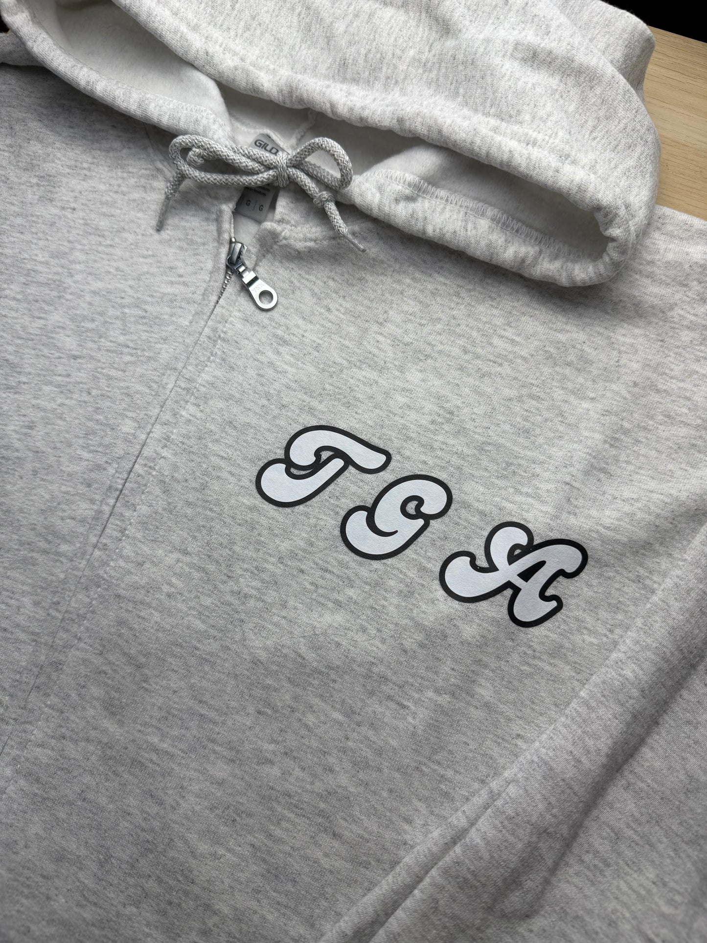 CLEARANCE Allergy Club zip hooded sweatshirt - Tired Girl Apparel