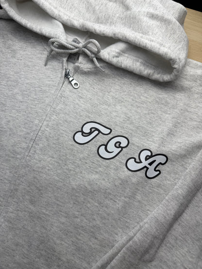 CLEARANCE Allergy Club zip hooded sweatshirt - Tired Girl Apparel