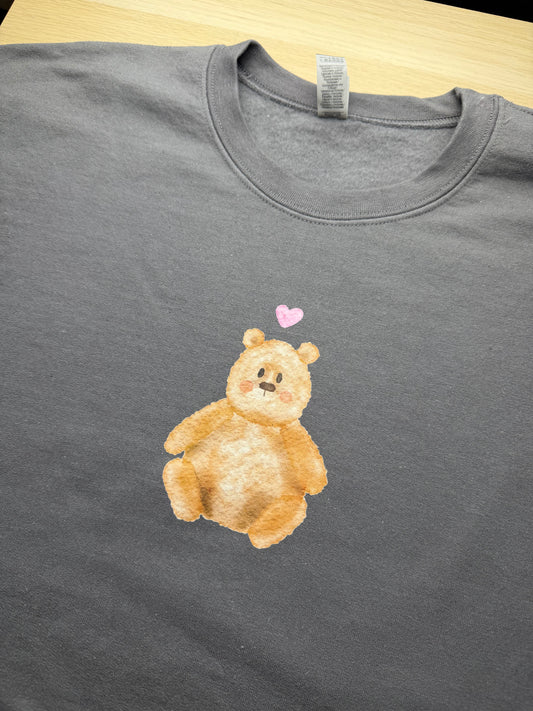 CLEARANCE Barnaby Bear crewneck sweatshirt - Tired Girl Apparel