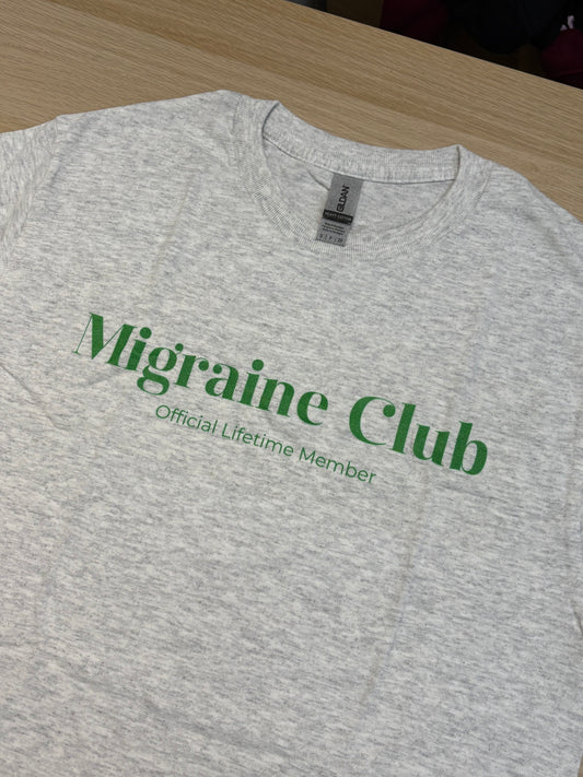 CLEARANCE Migraine Club printed tee