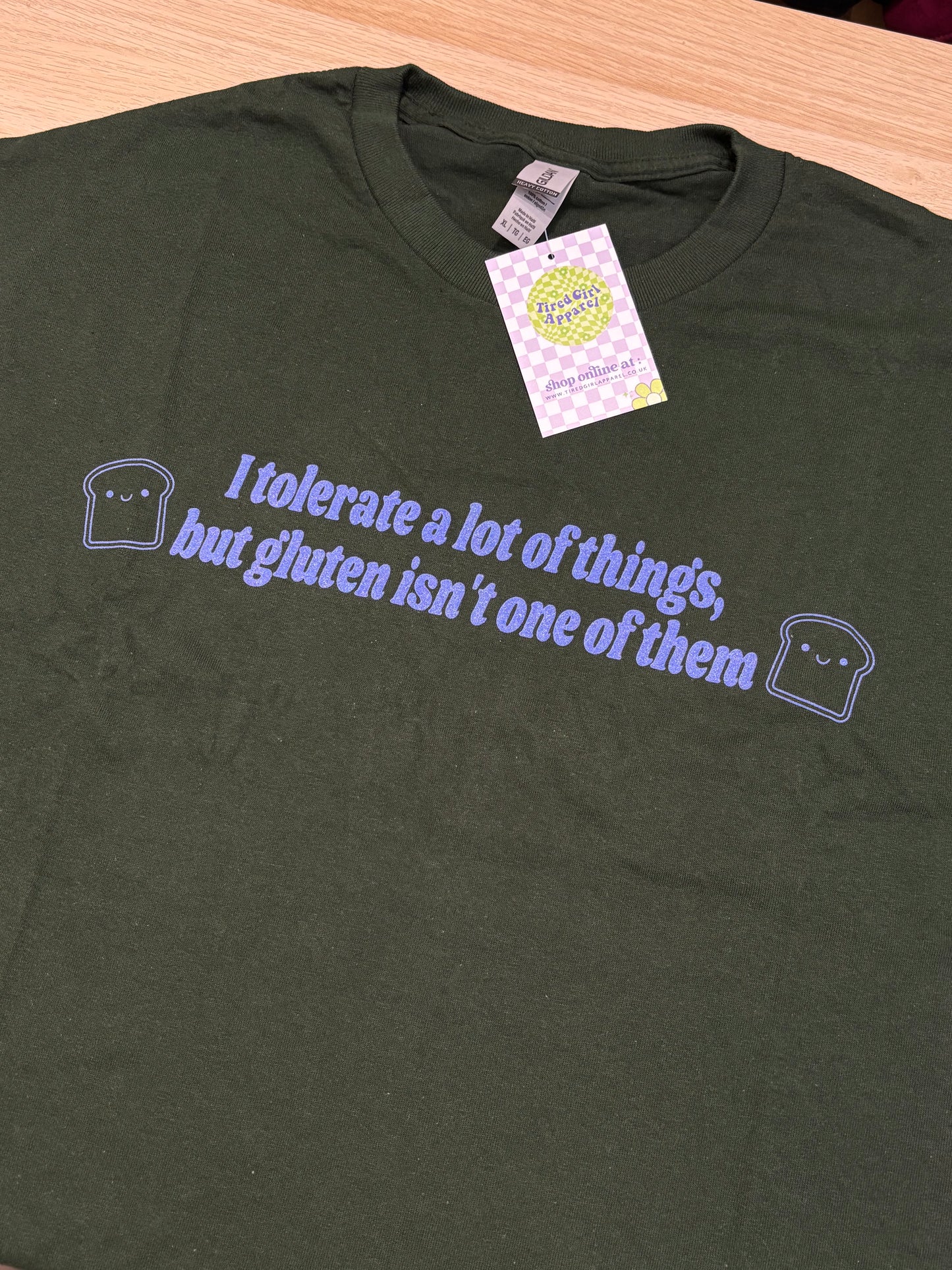 CLEARANCE I Don't Tolerate Gluten tee