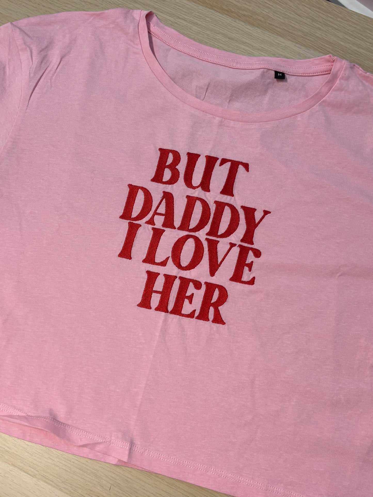 CLEARANCE But Daddy I Love Her crop top