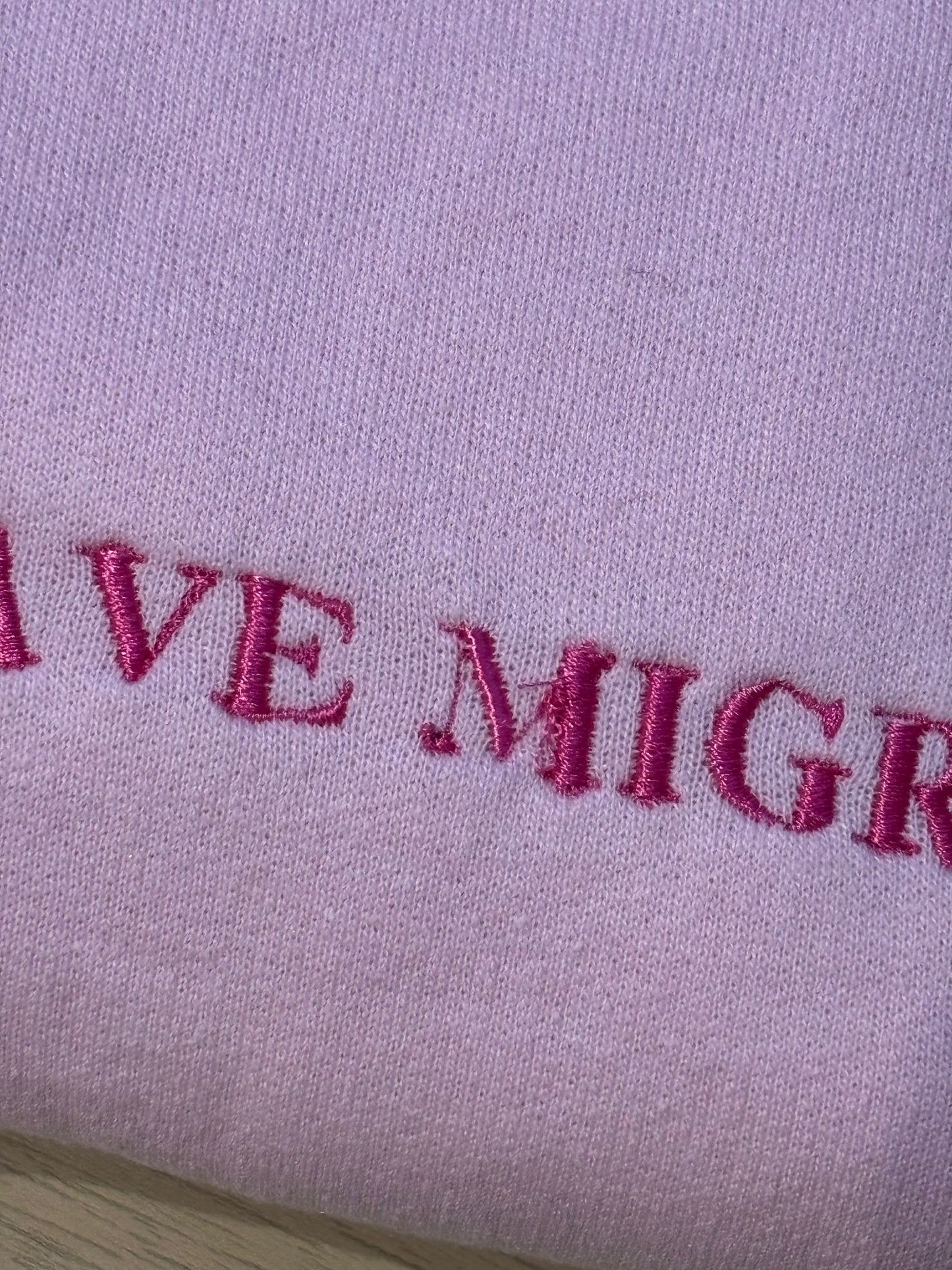 CLEARANCE Hot Girls Have Migraines sweatshirt damaged