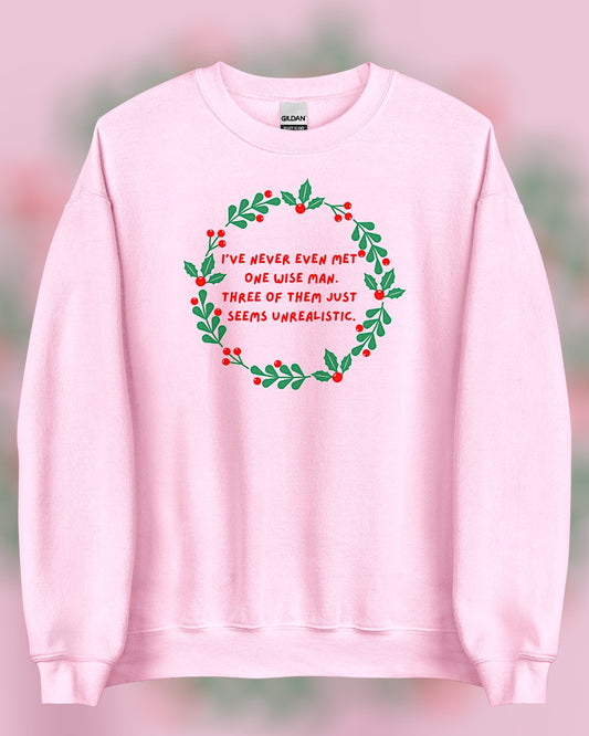 Three Wise Men printed sweatshirt - Tired Girl Apparel