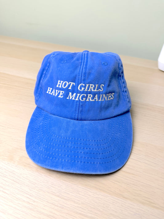 CLEARANCE Hot Girls Have Migraines baseball cap - Tired Girl Apparel