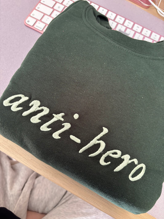 READY TO SHIP - Anti Hero sweatshirt - Tired Girl Apparel