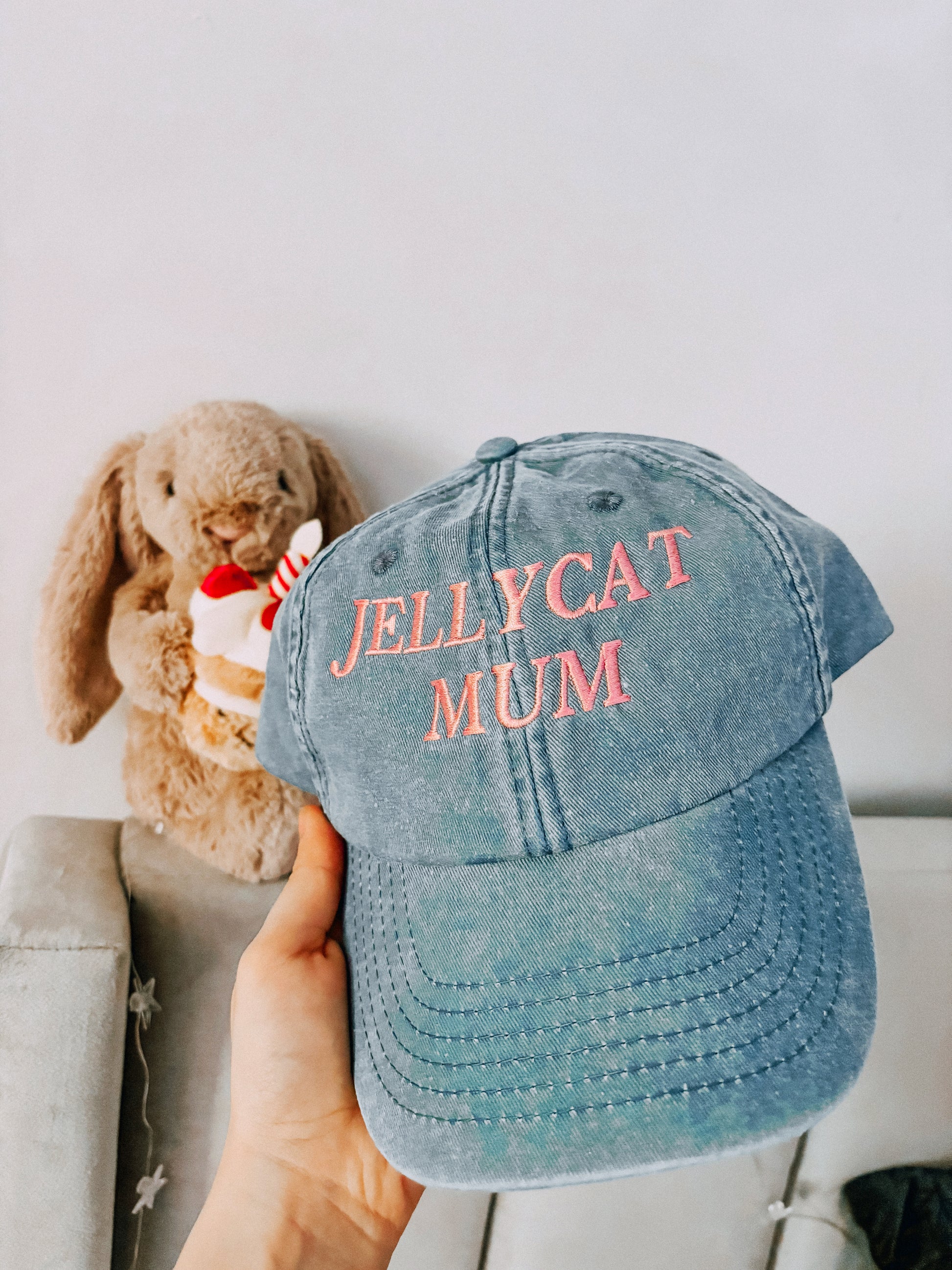 Jellycat Mum embroidered baseball cap - Tired Girl Apparel