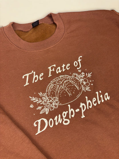 The Fate of Dough-phelia embroidered crewneck sweatshirt