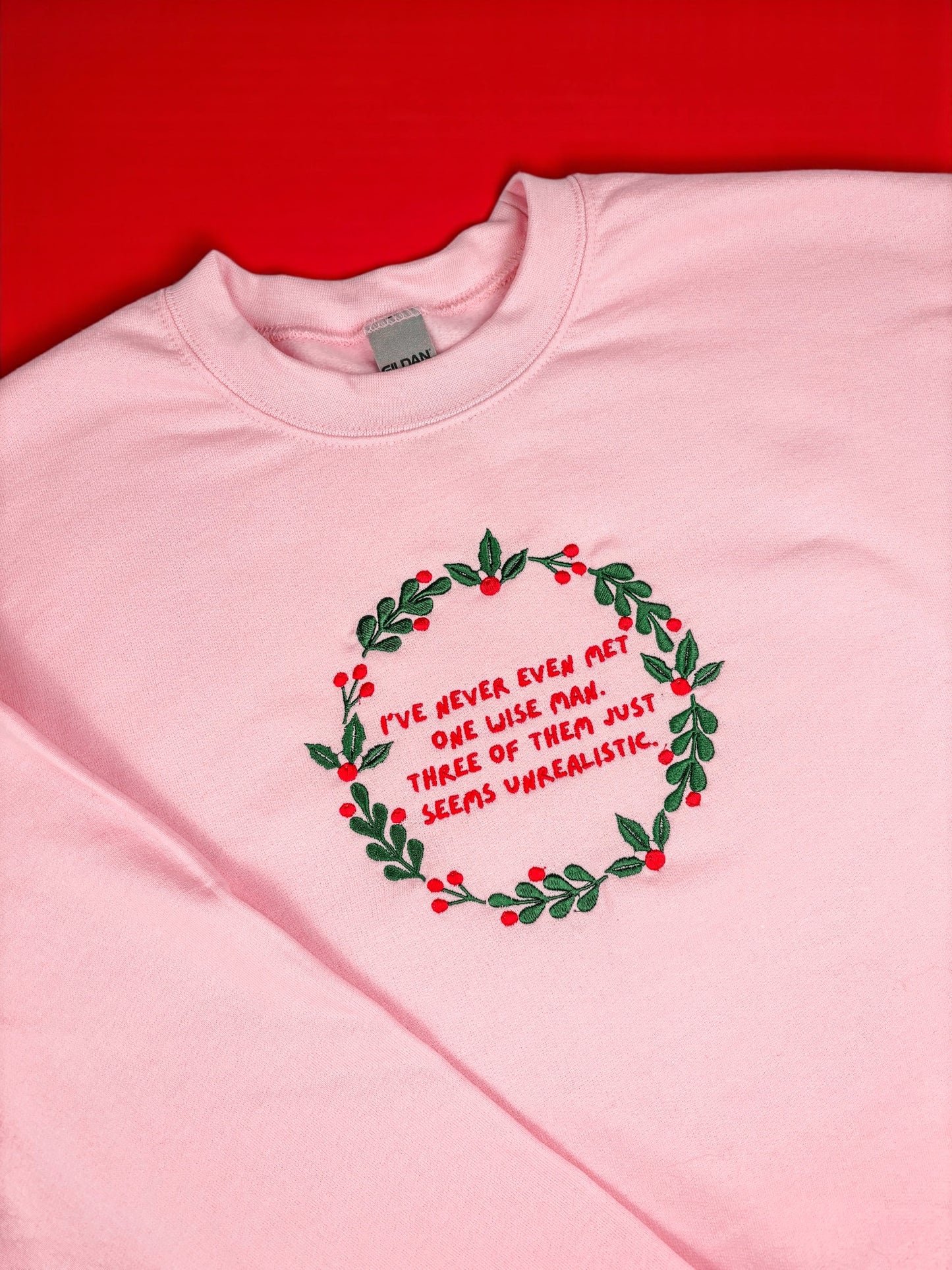 Three Wise Men embroidered sweatshirt - Tired Girl Apparel