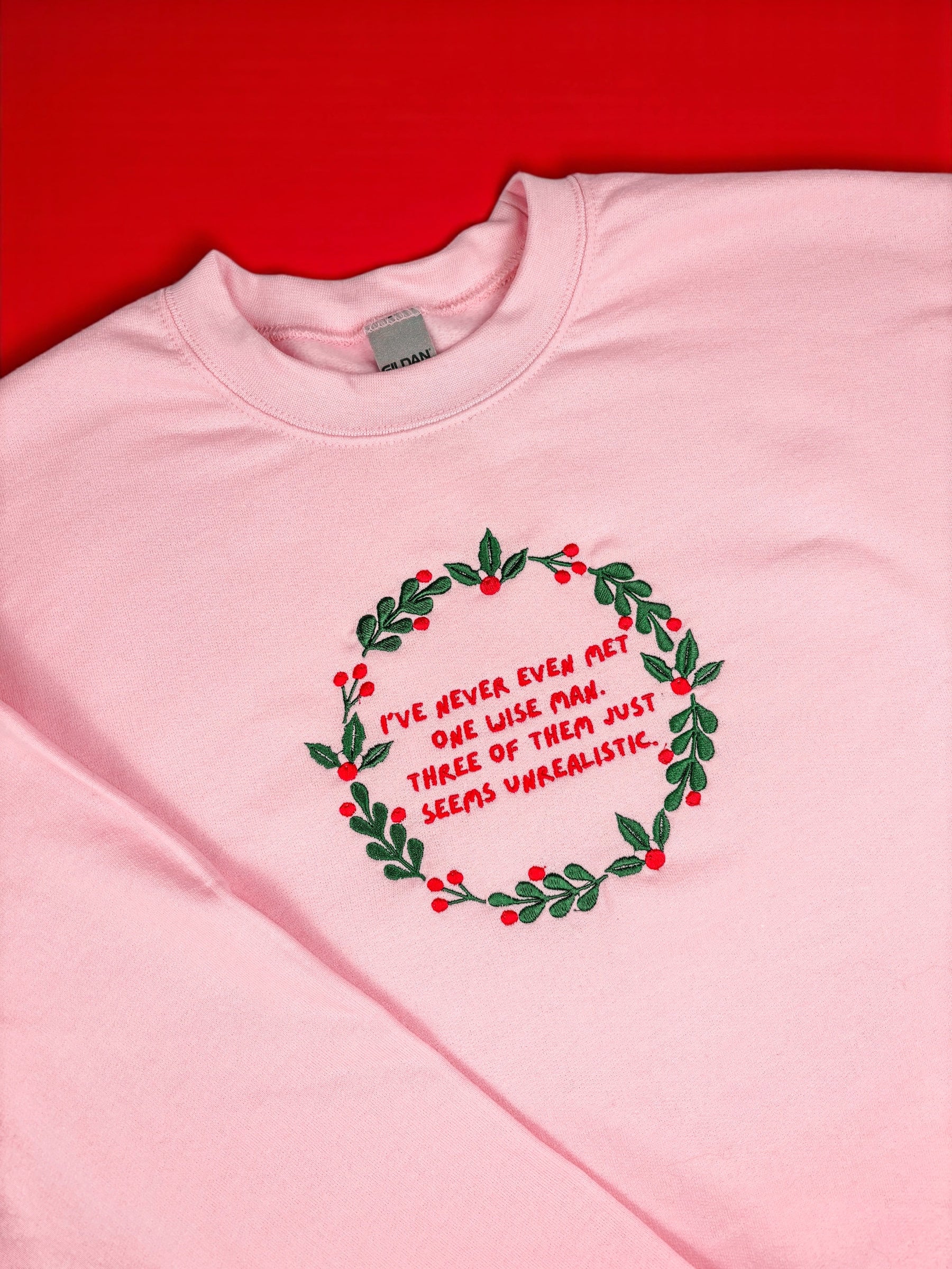 Three Wise Men embroidered sweatshirt - Tired Girl Apparel