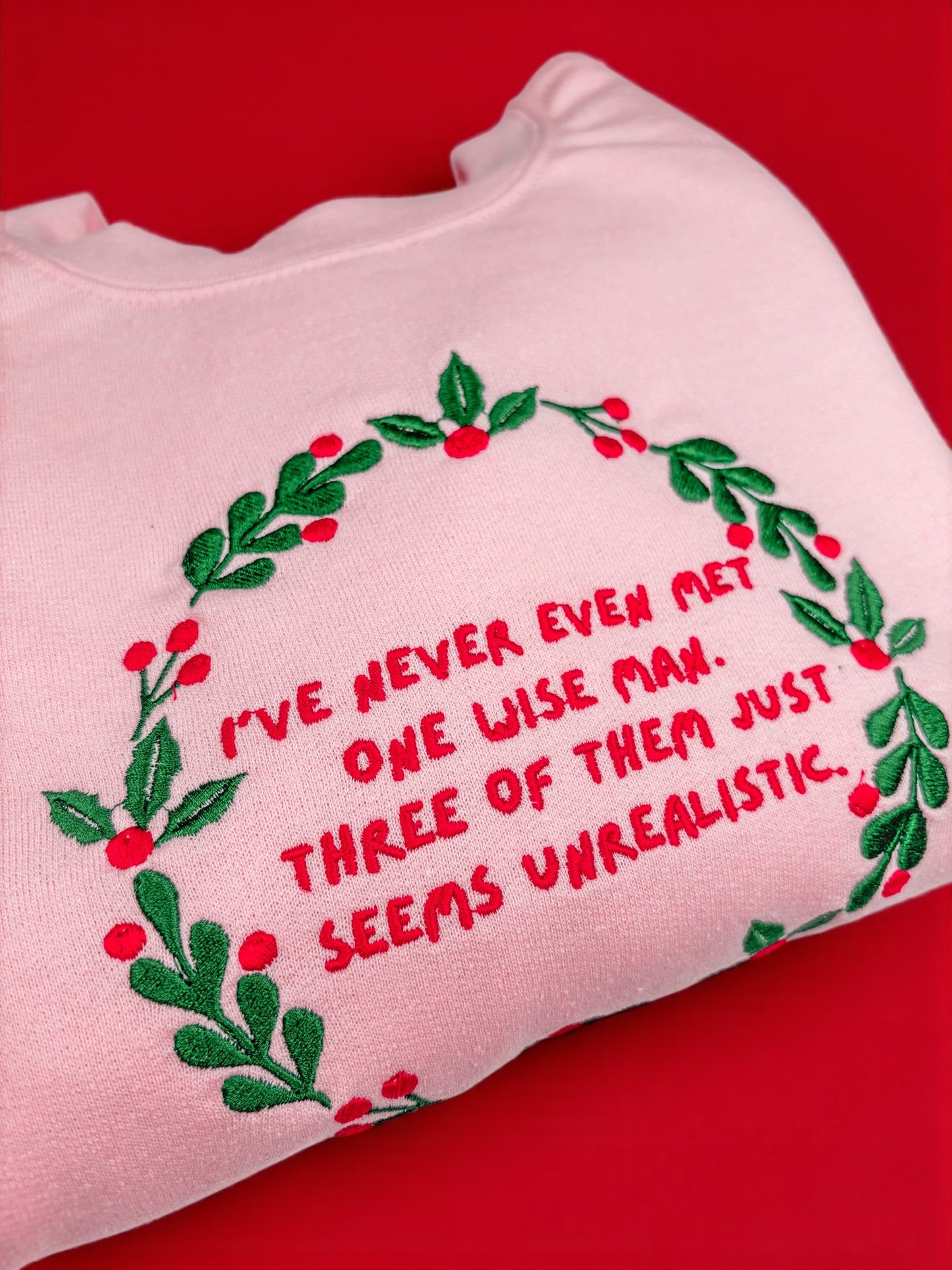 Three Wise Men embroidered sweatshirt - Tired Girl Apparel