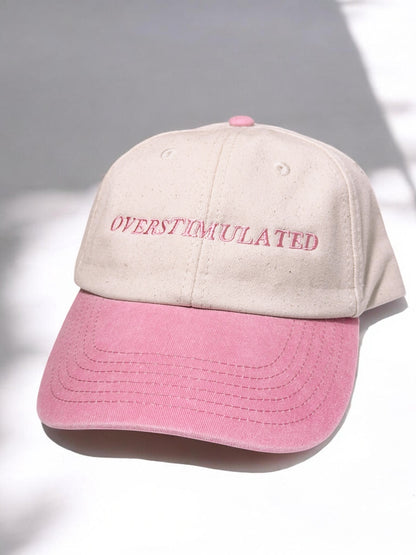 Overstimulated baseball cap - Tired Girl Apparel