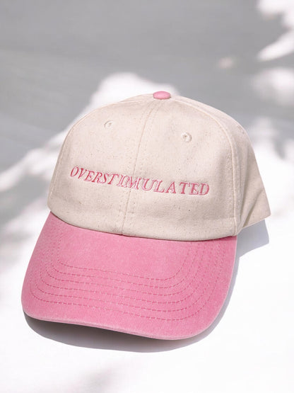 Overstimulated baseball cap - Tired Girl Apparel
