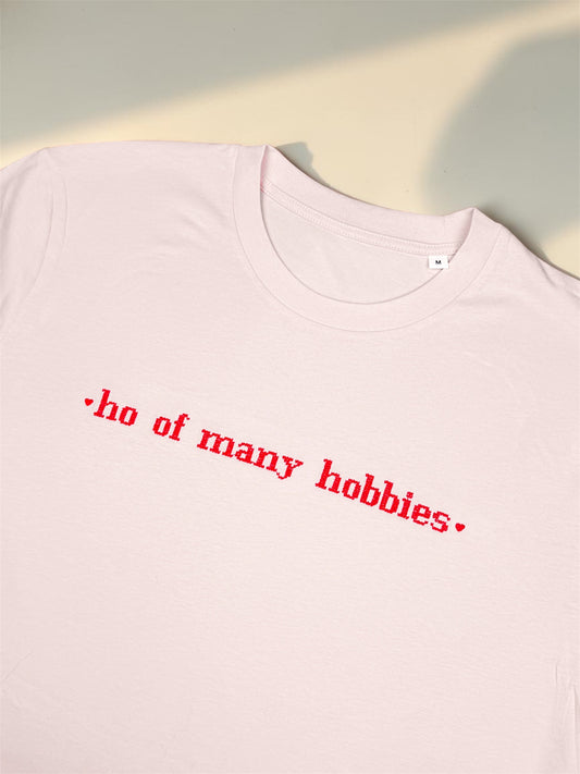 Ho Of Many Hobbies embroidered t-shirt