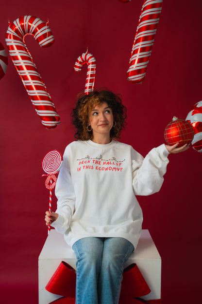 Deck The Halls printed sweatshirt