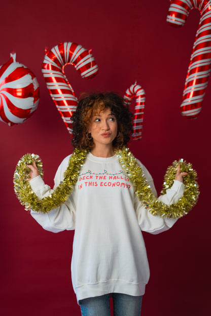 Deck The Halls printed sweatshirt