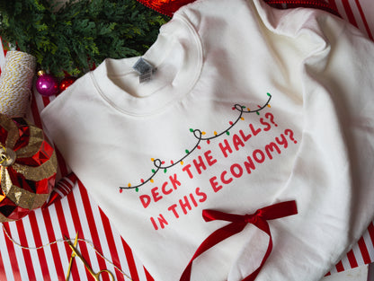 Deck The Halls printed sweatshirt