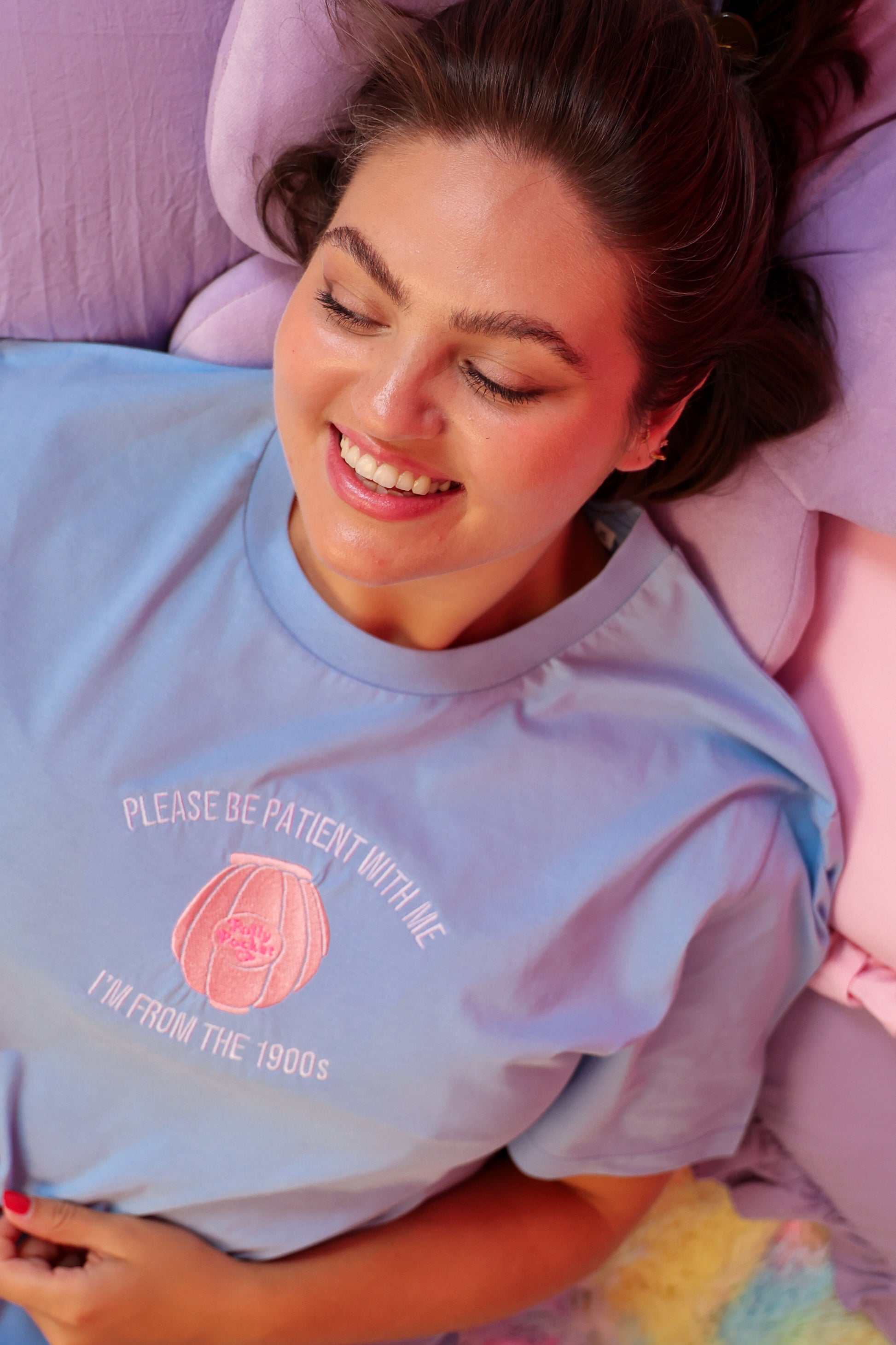 I'm From The 1900's Polly Pocket embroidered t-shirt - Tired Girl Apparel