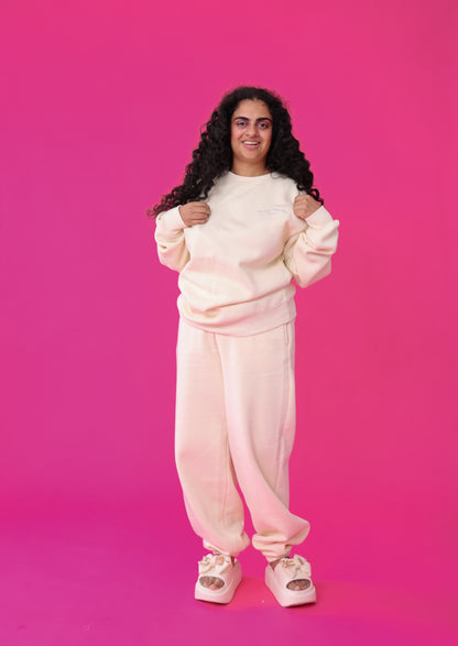 Tired Girl Wellness Club Crewneck & Sweatpants matching set - Tired Girl Apparel