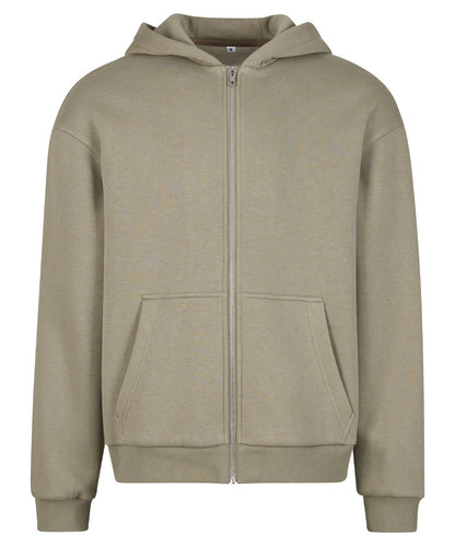 Tired Girl Wellness Club embroidered zipped hooded sweatshirt