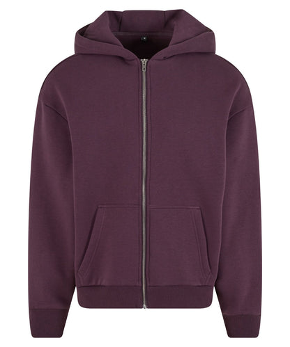 Tired Girl Wellness Club embroidered zipped hooded sweatshirt