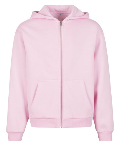 Tired Girl Wellness Club embroidered zipped hooded sweatshirt