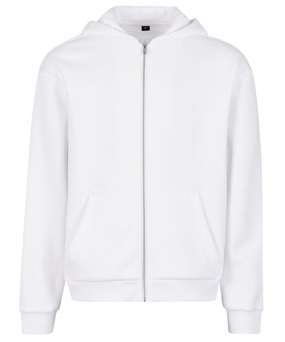 Tired Girl Wellness Club embroidered zipped hooded sweatshirt