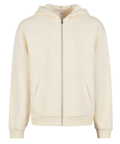 Tired Girl Wellness Club embroidered zipped hooded sweatshirt