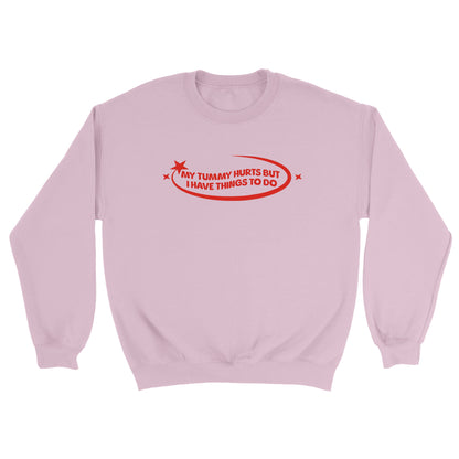 Things To Do embroidered crewneck sweatshirt