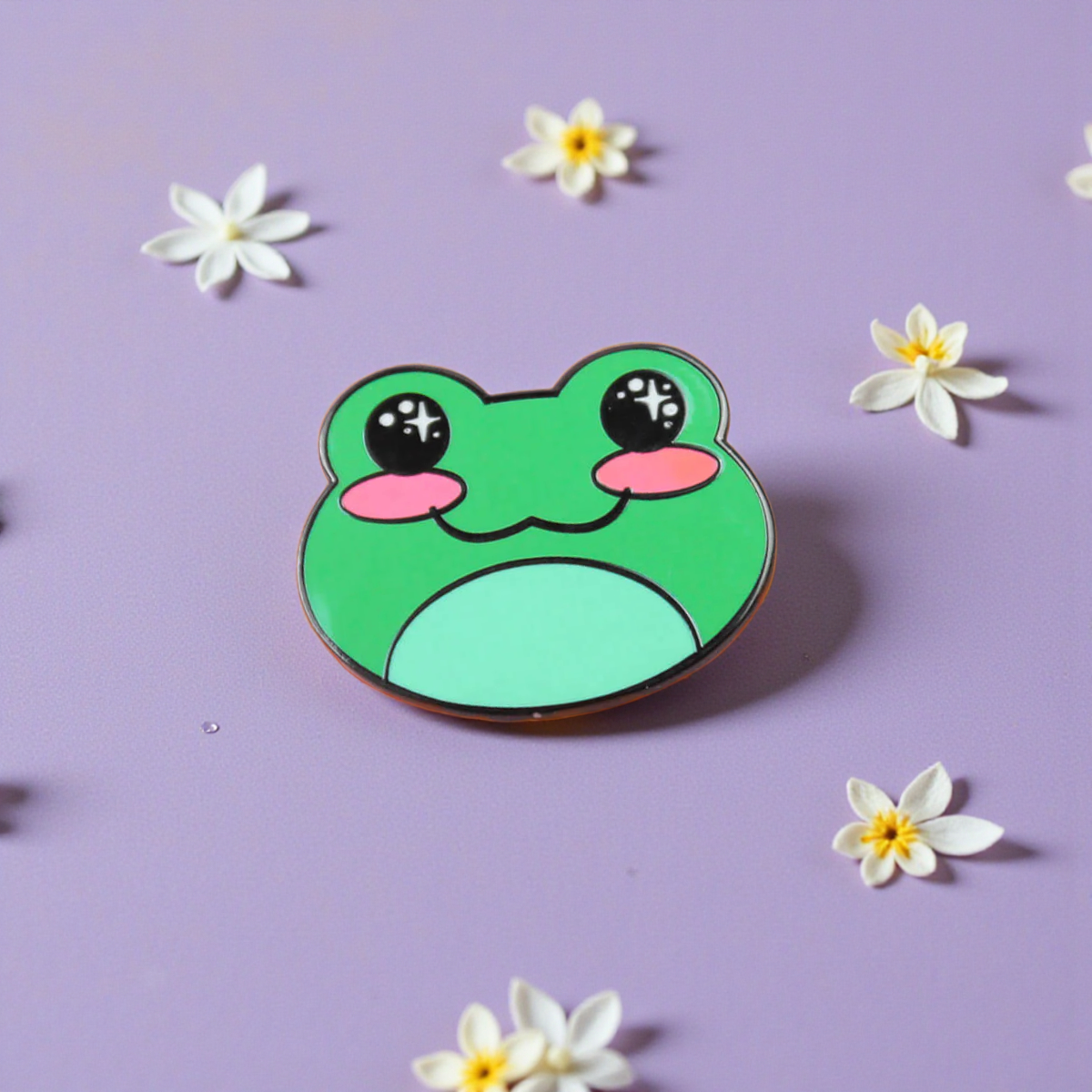Lil Froggie enamel pin - Tired Girl Apparel