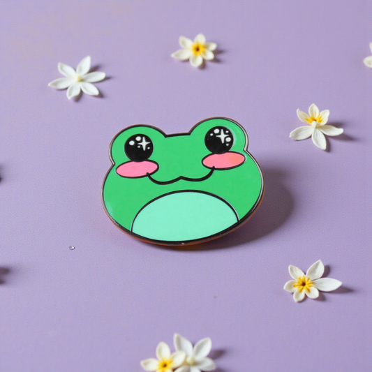 Lil Froggie enamel pin