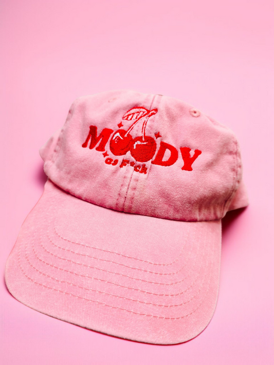 Moody As F*ck embroidered baseball cap - Tired Girl Apparel