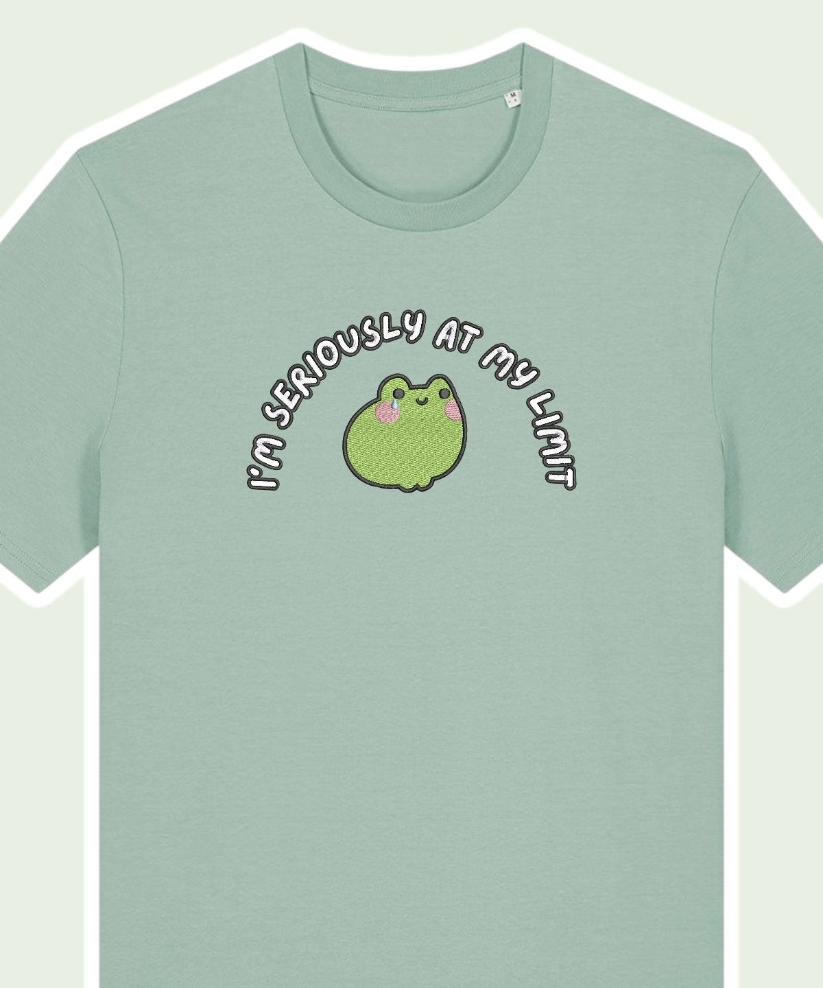 I'm Seriously At My Limit embroidered t-shirt