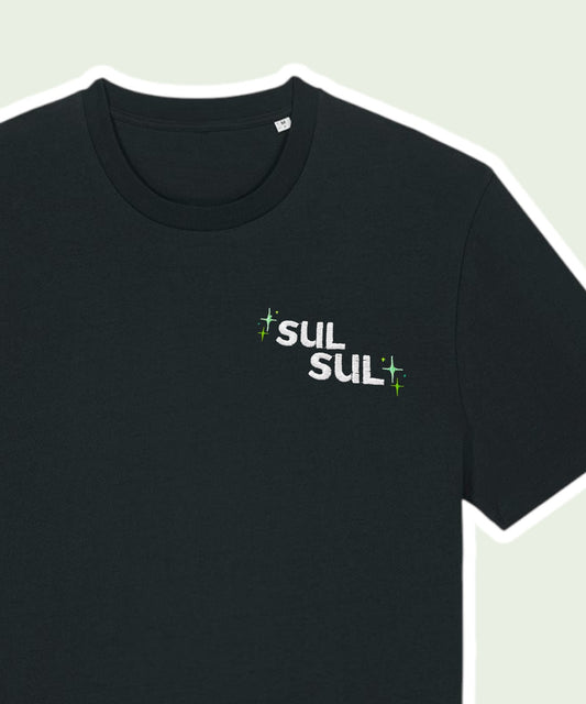 Sul Sul embroidered t-shirt - Tired Girl Apparel