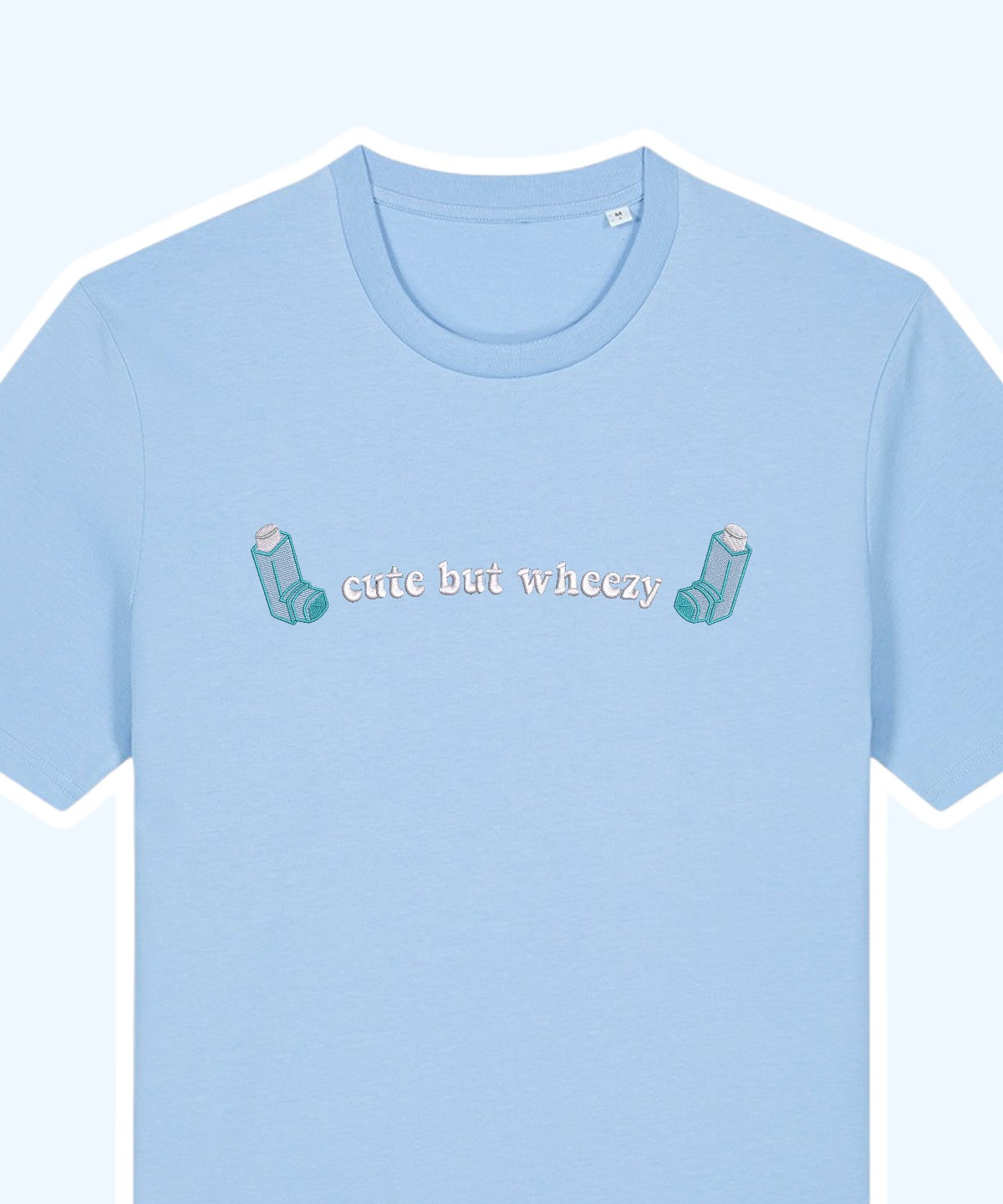 Cute But Wheezy embroidered t-shirt