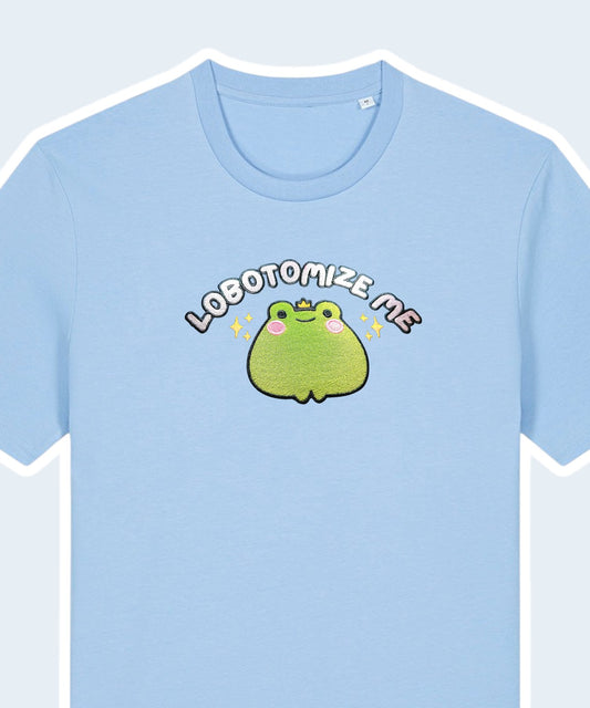 Lobotomize Me embroidered t-shirt - Tired Girl Apparel