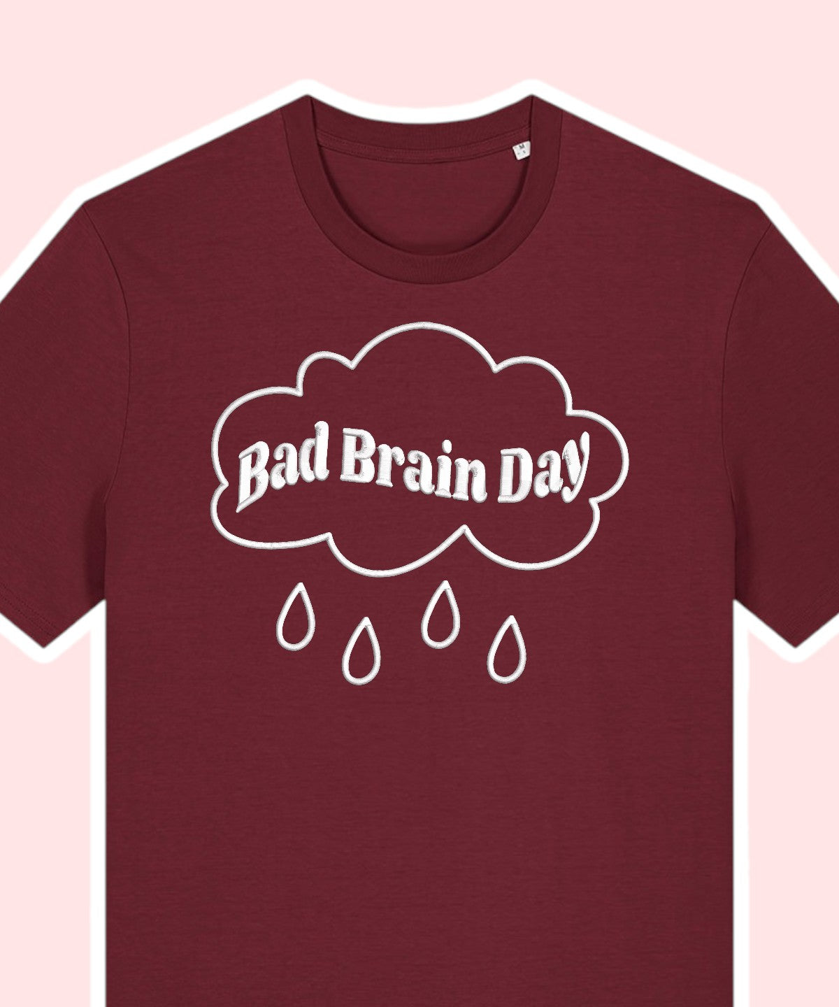 Bad Brain Day embroidered t-shirt