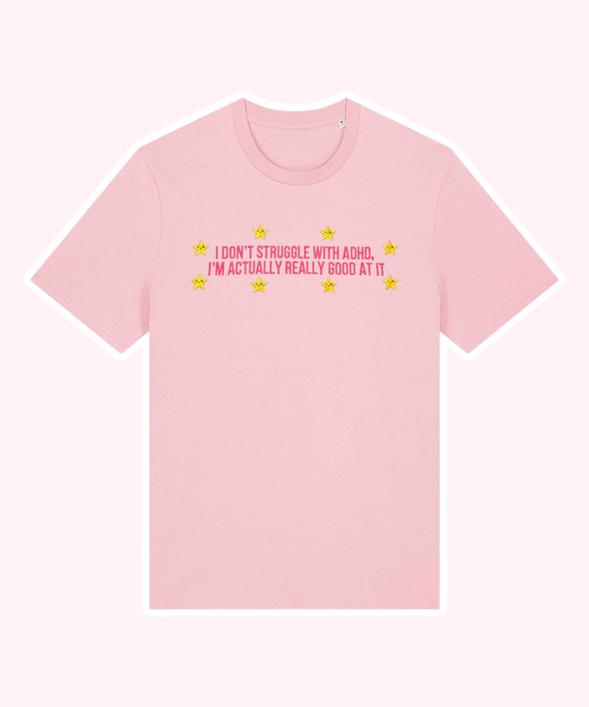 I Don't Struggle With ADHD embroidered t-shirt