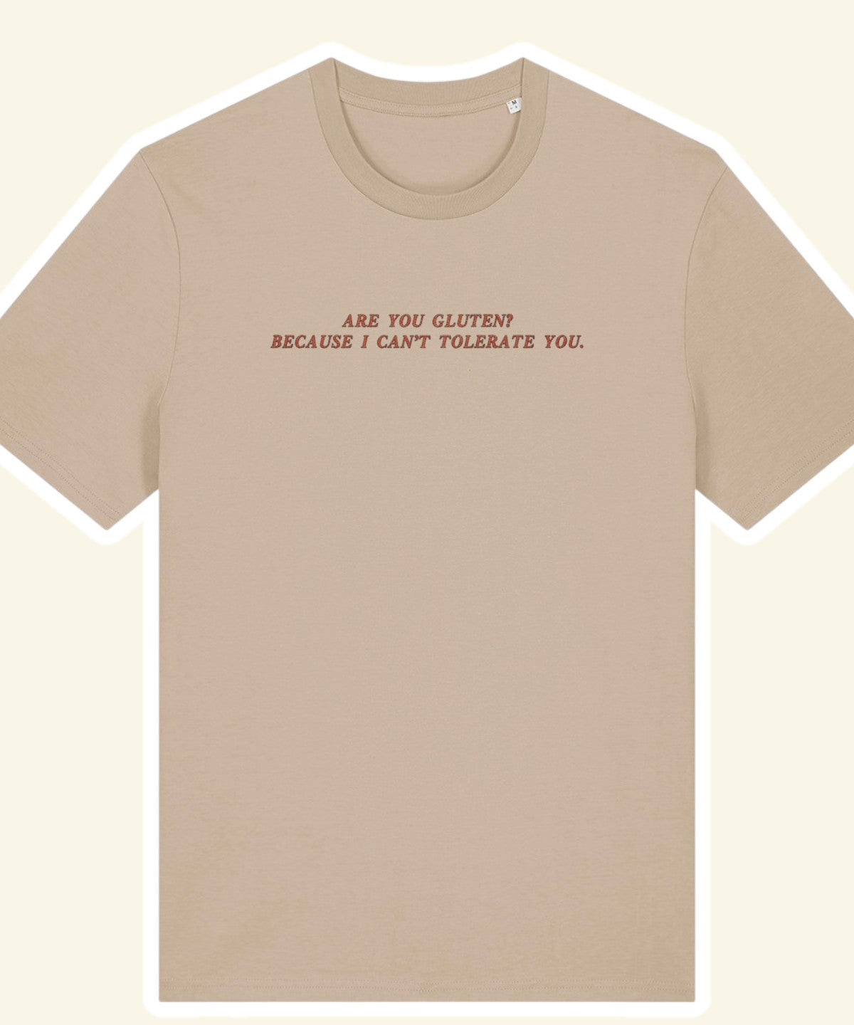 Are You Gluten? embroidered t-shirt