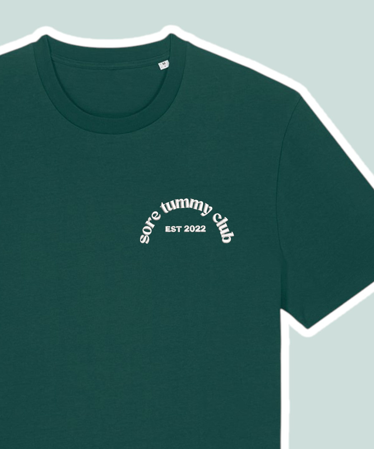Sore Tummy Club embroidered t-shirt