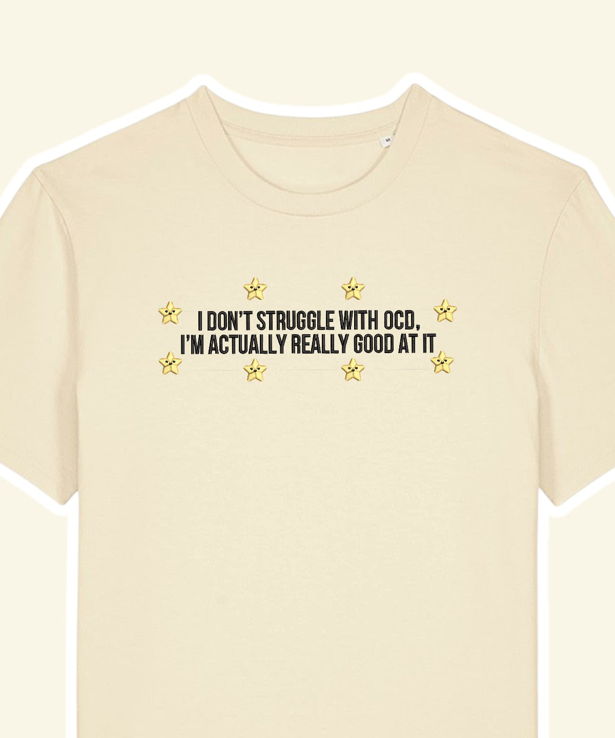 I Don't Struggle With OCD embroidered t-shirt