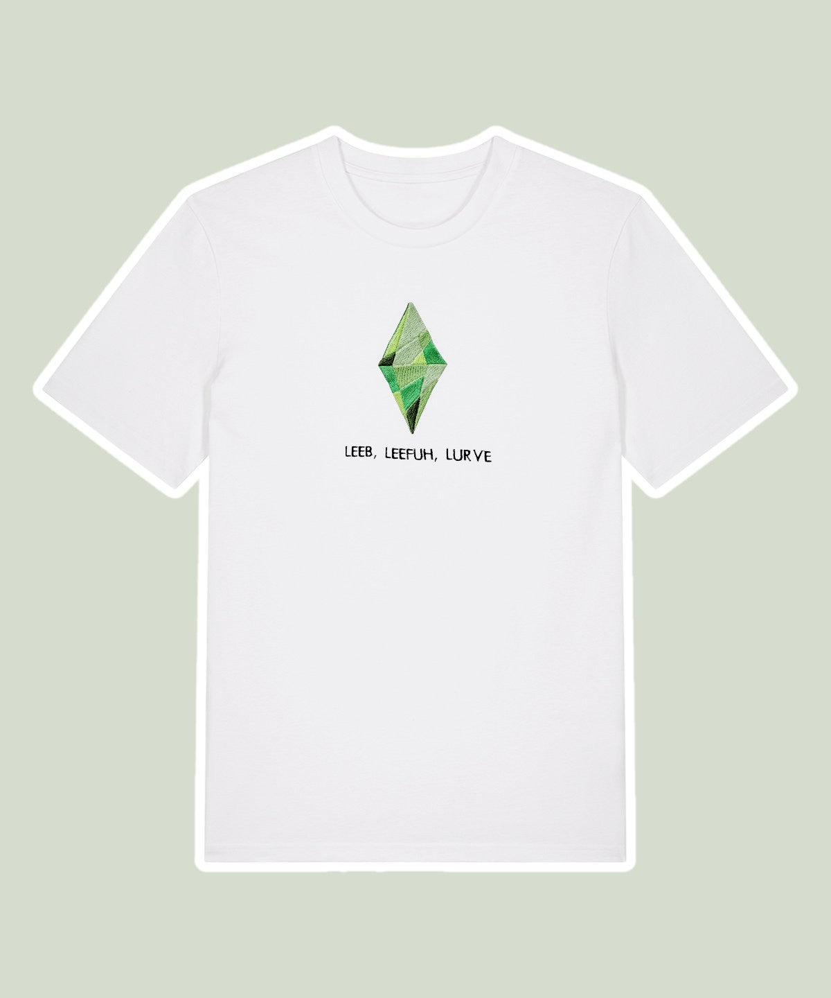 Leeb Leefuh Lurve embroidered t-shirt