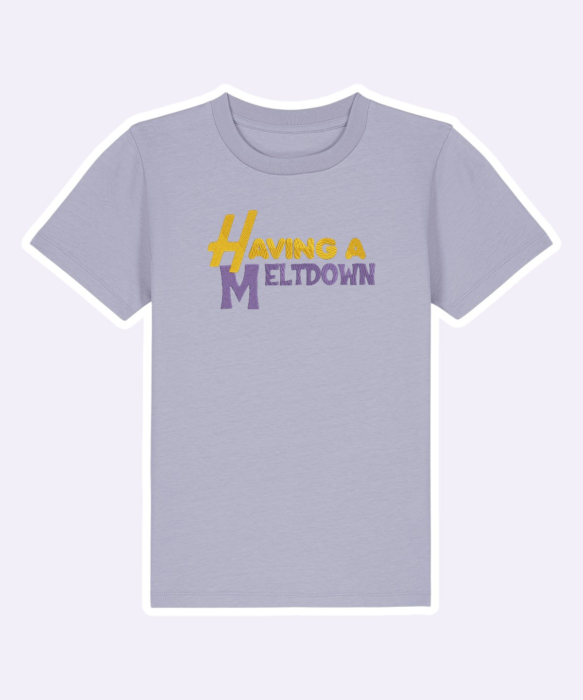 Having A Meltdown embroidered t-shirt