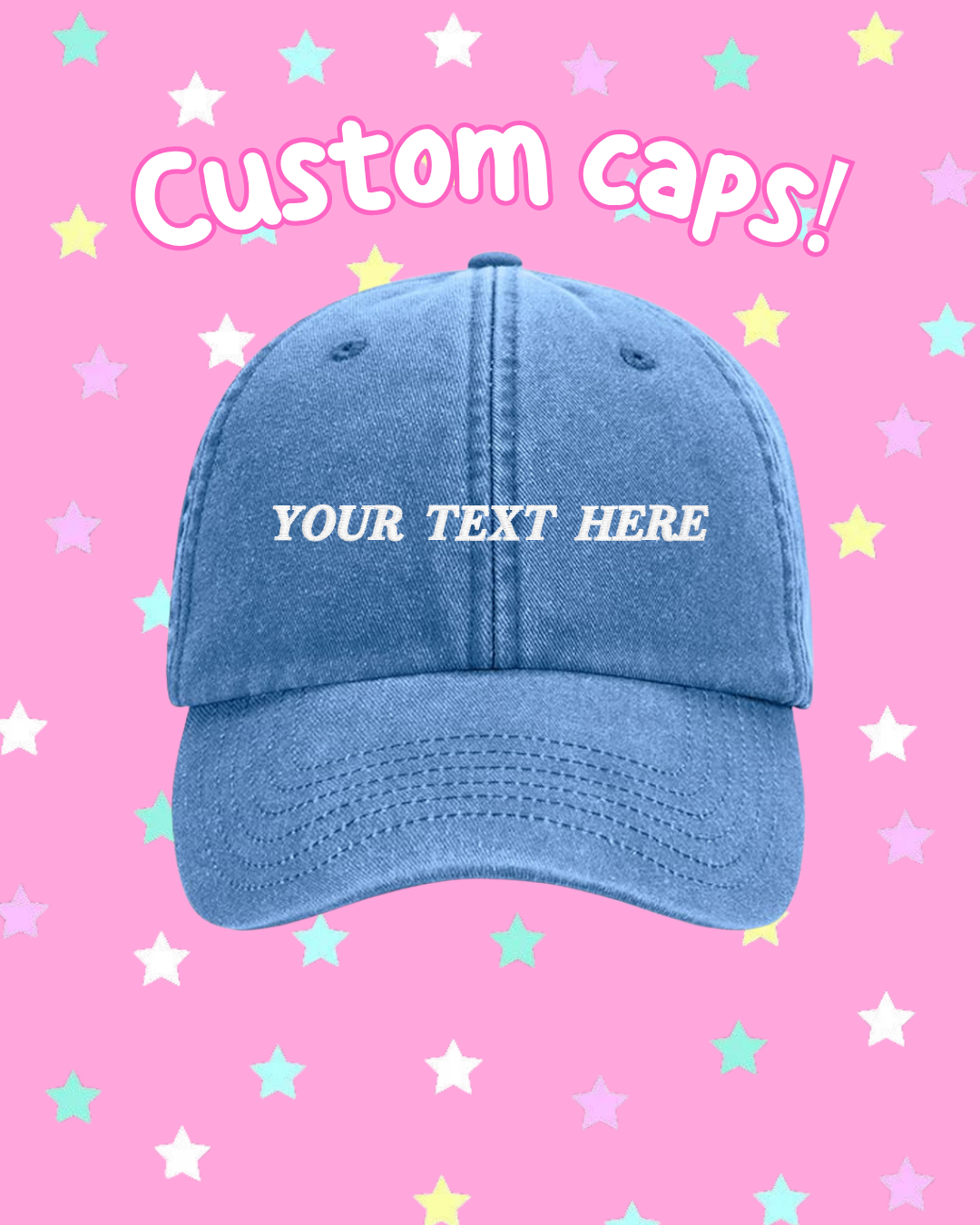 Custom baseball cap - Tired Girl Apparel