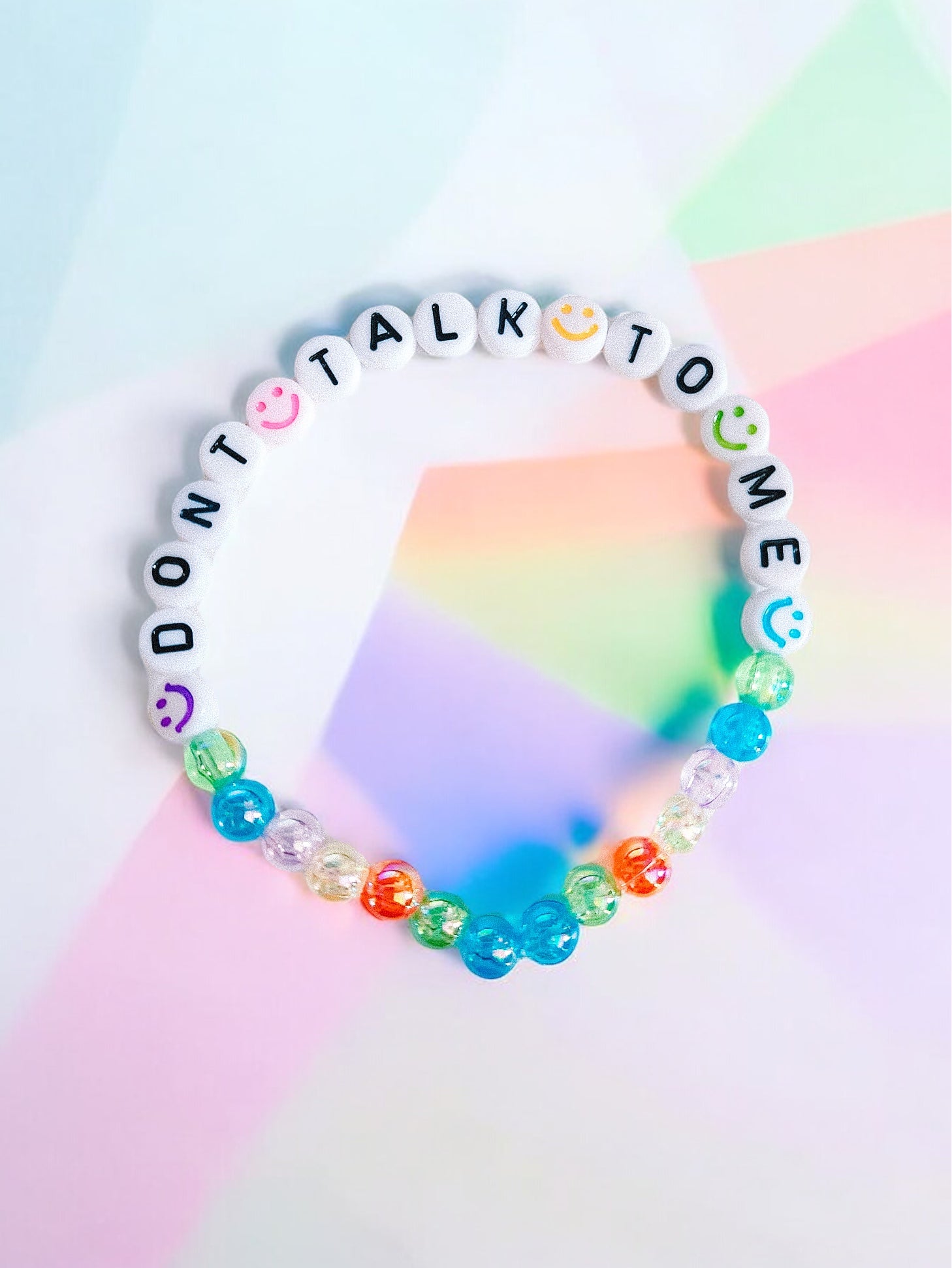 Don't Talk To Me friendship bracelet - Tired Girl Apparel