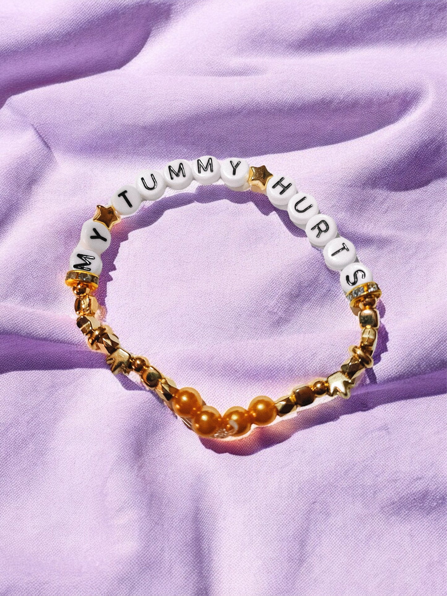 My Tummy Hurts friendship bracelet - Tired Girl Apparel