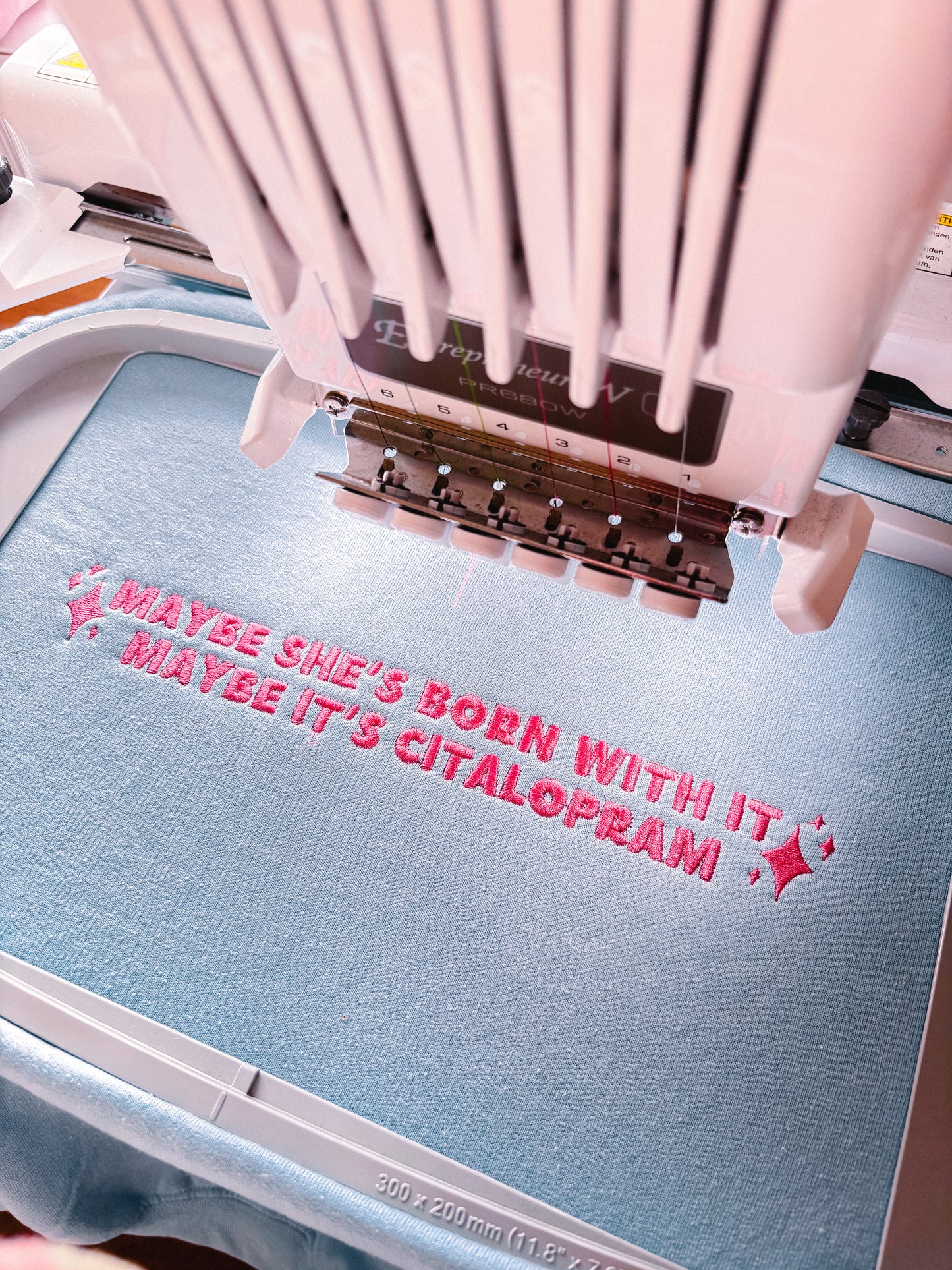 Maybe It's -insert medication here- custom embroidered sweatshirt