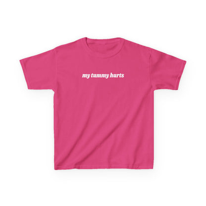 My Tummy Hurts embroidered baby tee